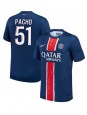 Paris Saint-Germain Willian Pacho #51 Domácí Dres 2024-25 Krátký Rukáv